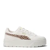 Championes Puma Karmen II Animal Flair color blanco con detalles en animal print.
