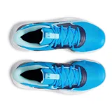 Championes de básquet Under Armour modelo Jet 23, unisex, color blanco con detalles en negro.