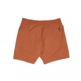 Short de hombre color marrón, con cintura elástica ajustable con cordón.