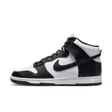 Championes Nike Dunk High Retro de hombre, color blanco y negro.