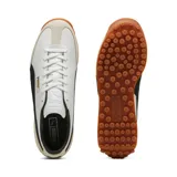 Championes Puma Easy Rider Mix de hombre, color blanco con detalles en negro y suela color caramelo.