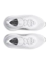 Championes Under Armour UA W Phantom 4 para mujer, color blanco. Calzado de rendimiento técnico con aspecto de zapatilla urbana.