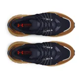 Championes de trekking Under Armour modelo Fat Tire Venture Pro, color marrón con detalles en beige. Inspirados en bicicletas Fat Tire, con suela de goma resistente y amortiguación UA HOVR.