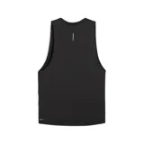 Musculosa deportiva Puma Run Velocity para hombre, color negro con logo reflectivo en el pecho.