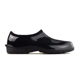 Zapato de lluvia American Sport color negro, de goma, con cuello elástico.