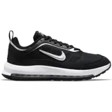 Championes Nike Air Max AP negros con detalles en blanco y plateado.