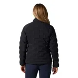 Campera color borgoña con cierre frontal, bolsillos laterales con cierre y logo de la marca en el pecho.