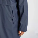 Parka impermeable larga AZUL