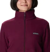 Campera polar Columbia Basin Trail III Full Zip para mujer, color azul marino. Con cierre frontal completo y bolsillos laterales con cierre.