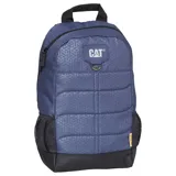 Mochila unisex con panel organizador, bolsillos laterales de malla y hebilla para llavero, ideal para uso diario.