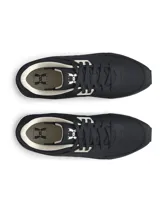 Zapatillas urbanas Under Armour Essential Runner, color blanco con detalles en negro.