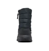 Botas de nieve Columbia Snowtrot Mid, color blanco con detalles en beige. Cuentan con tecnología Omni-Tech™ que repele el agua y Omni-Heat™ que retiene el calor.