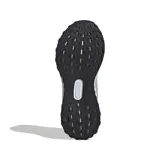 Championes Adidas Ultrarun 5 TR para running, color gris claro con detalles en gris oscuro y blanco.