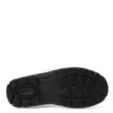 Zapato de seguridad negro, sin puntera, marca Ador. Fabricado bajo la norma ISO 20344:2015.