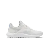 Championes Reebok Energen Lux Running de color blanco, con detalles en gris y azul.