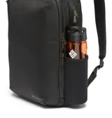 Mochila Columbia unisex color negro, modelo Star Range Square. Cuenta con tecnología Omni-Shield que repele la humedad y resiste las manchas. Tiene organización interna versátil, acceso externo a funda acolchada para laptop de hasta 13 pulgadas y bolsillos externos con cremallera. Capacidad de 16 litros.