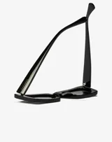 Gafas de sol Hawkers unisex, modelo Lauper, con montura cuadrada de acetato color negro y lentes grises.