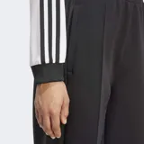 Remera Adidas Adicolor de manga larga, color blanco con cuello en V y logo bordado en el pecho. Presenta las tres tiras características de la marca en color negro a lo largo de las mangas.
