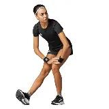 Camiseta deportiva negra de mujer, marca Adidas, modelo Adizero.