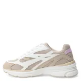 Championes urbanos Miss Carol Forres, color beige con detalles en blanco y rosa.