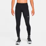 Calza larga de running Nike Dri-Fit Challenger para hombre, color negro con logo blanco en la pierna izquierda.