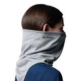 Cuello multifuncional Columbia Freezer Zero II, color gris con logo de la marca en negro.