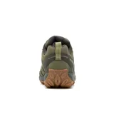 Zapatillas de senderismo Merrell Accentor 3, color verde oliva con detalles en marrón oscuro y suela marrón.