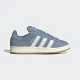 Championes Adidas Campus 00s color celeste con las tres tiras blancas.