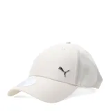Gorra de béisbol negra con logo de Puma metálico en el lateral.