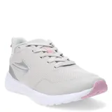 Championes Topper Strong Pace III, color gris con detalles en lila y logo plateado.