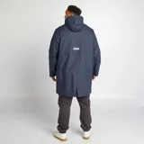 Parka impermeable larga AZUL