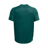 Remera deportiva Under Armour Tech 2.0 de hombre, color gris jaspeado con logo negro en el pecho.