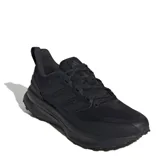 Championes de running Adidas Ultra Run 5 TR, color negro con detalles en gris.