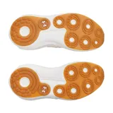 Championes Under Armour UA W HOVR Phantom 4, color blanco, con capellada tejida y tecnología HOVR en la entresuela para amortiguación y retorno de energía.
