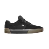 Championes de skate Etnies Joslin Vulc, color negro con suela marrón. Presentan logo de la marca en el lateral y lengüeta.