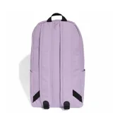 Mochila Adidas Classic Daily color lila con logo Adidas en blanco.