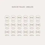 Anillo solitario de oro gris 18k con circonia engarzada en 4 puntas.