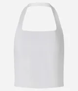 Blusa cropped de frente única color rojo, con escote cuadrado y confeccionada en bengalina con viscosa certificada.