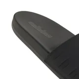 Ojotas Adidas Adilette Comfort Mercedes AMG Petronas Formula One, color negro con logo de Adidas en la plantilla y logo de Mercedes AMG Petronas en la tira.