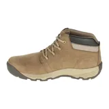 Bota de hombre color marrón claro, con capellada de nobuck, plantilla de microfibra y suela de goma.