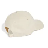 Gorra de béisbol Adidas Adicolor Classic Trefoil, color beige con logo bordado en marrón.