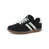 Zapatillas deportivas Le Groupe de hombre, color azul marino con detalles en celeste y suela marrón.