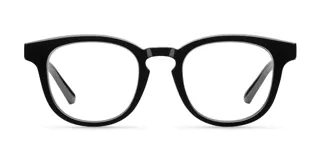 Lentes de lectura con filtro de luz azul, marca Banna. Montura cuadrada de acetato color negro y lentes transparentes de CR39 con protección UV400. Diseñados para brindar comodidad y durabilidad.