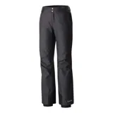 Pantalón de esquí Columbia Bugaboo para mujer, color gris oscuro. Cuenta con tecnología Omni-Tech impermeable y transpirable, tecnología Omni-Heat reflectante, cintura ajustable, bolsillos con cierre, polaina interna y dobladillo reforzado.