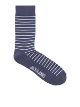 Pack de cinco pares de medias deportivas de algodón con ajuste cómodo. Diseño básico a rayas y lisas, confeccionadas en tejido liviano y elástico.