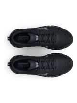 Championes Under Armour Charged Assert 10 Camo para hombre, color verde militar con detalles en negro y estampado de camuflaje en la entresuela. Zapatillas de running con Charged Cushioning® para protección contra impactos y capellada transpirable.