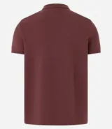 Remera polo de hombre, corte slim, color gris claro, confeccionada en tejido de media malla acanalada de algodón.