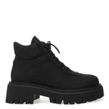 Botas de mujer Miss Carol modelo Nantu, color beige, acordonadas y con plataforma track.