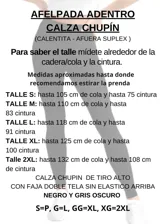 Calza larga gris de suplex con felpa en el interior y tiro alto.