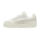 Championes Puma Carina Street SD color blanco, con plataforma y detalles en gamuza.